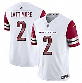 Men & Women & Youth Washington Commanders #2 Marshon Lattimore White 2025 F.U.S.E. Vapor Limited Stitched Jersey,baseball caps,new era cap wholesale,wholesale hats
